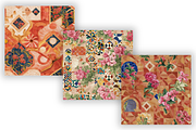 Mosaic Mediterranean Blossoms, a Pattern Graphic by FloridPrintables (Thumbnail 7 of 7)