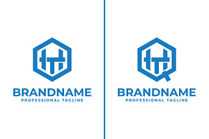 Letters OHT and QHT Hexagon Logo, a Branding & Logo Template by Pray Art Design Studio