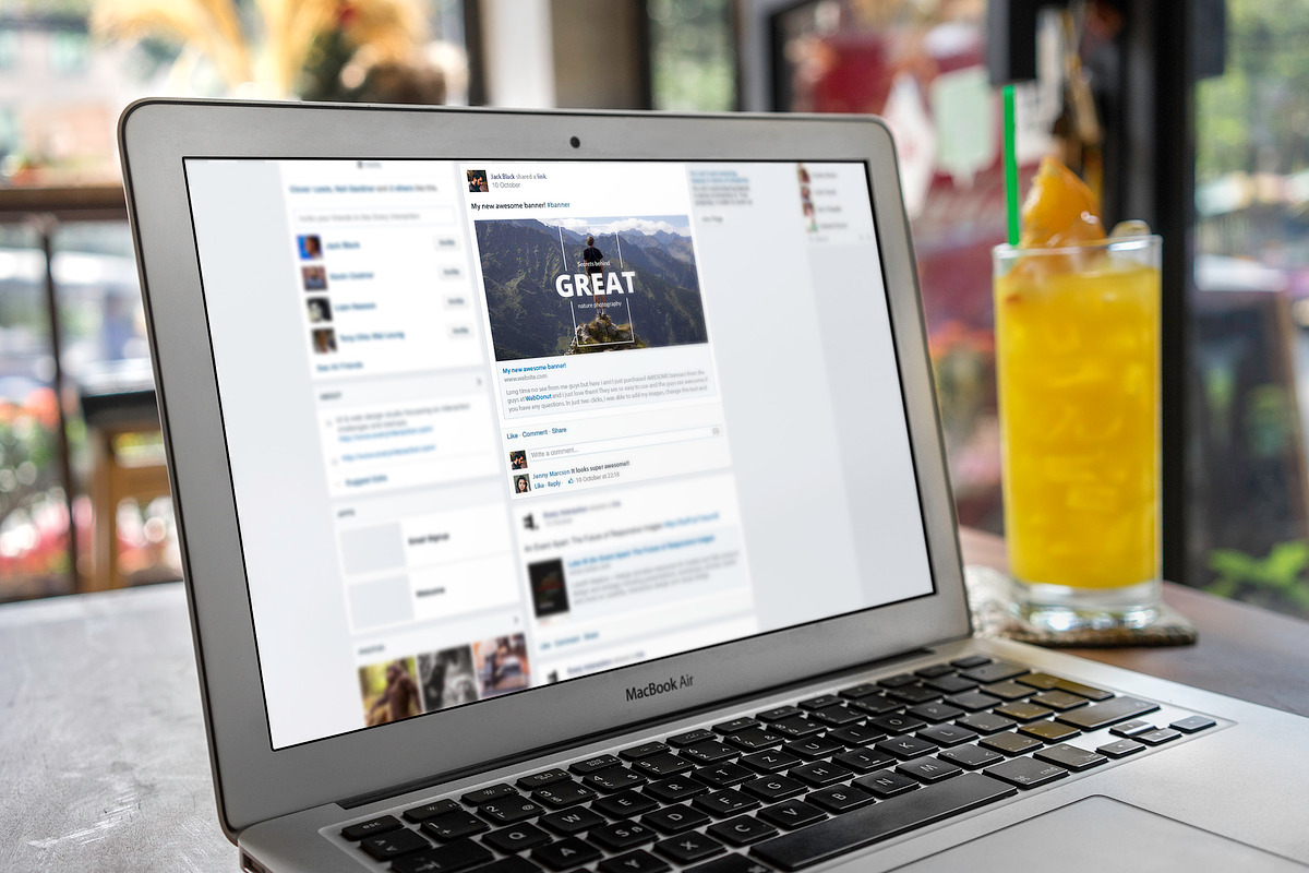 Blog Social Media Banners, a Social Media Template by Web Donut (Photo 6 of 9)