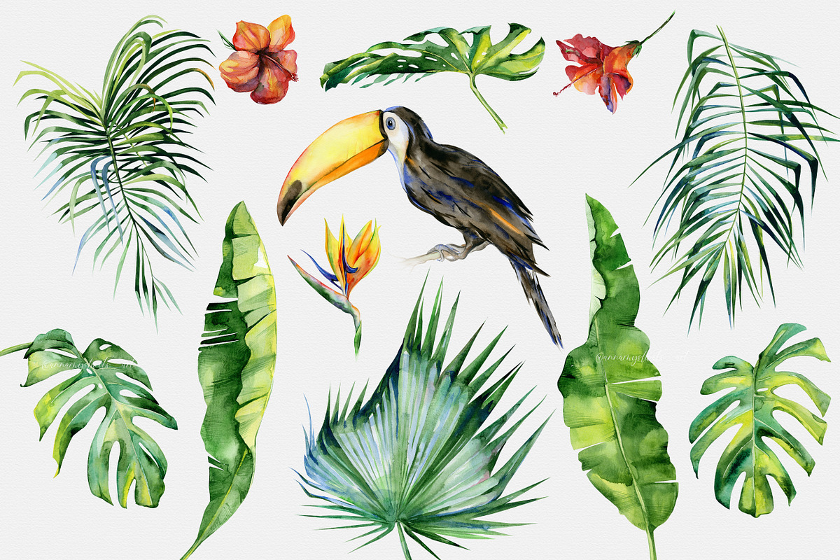Tropic art, a Pattern Graphic by Anna Myslivets Art (Photo 5 of 5)