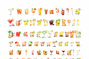 MEGA BUNDLE Cocktail Illustrations, an Illustration by 1801Prints (Thumbnail 3 of 3)