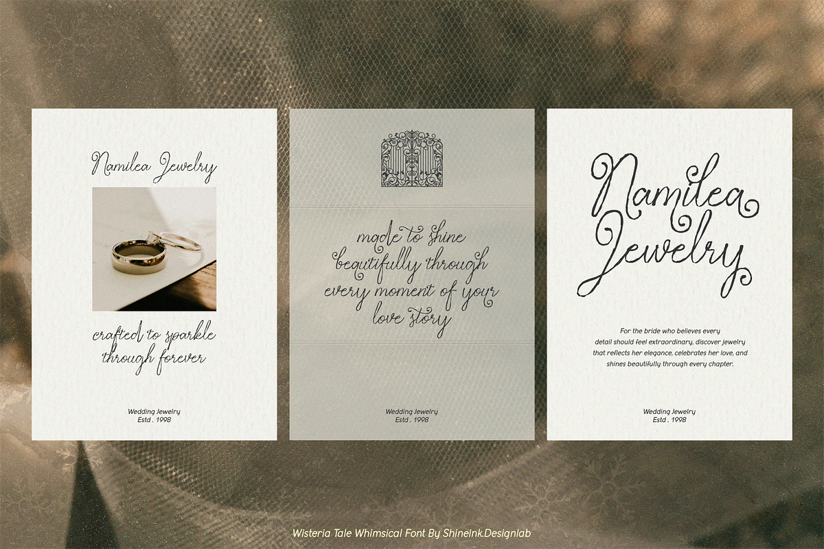 Wisteria Tale - Whimsical Script, a Handwritten Font by shineink.designlab (Photo 12 of 14)