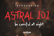 Astral 101, a Font by Dumadistyle (Thumbnail 1 of 5)