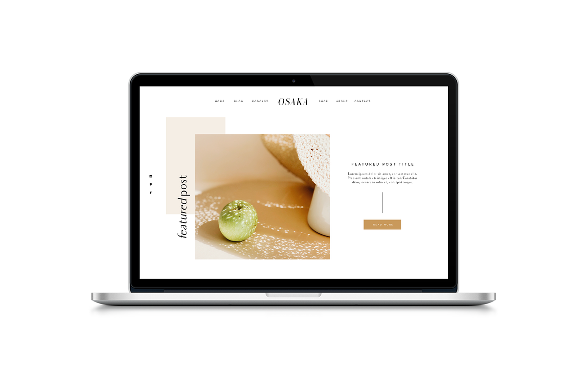 Osaka ProPhoto 7 Template, a WordPress Template by The Blog Stop (Photo 2 of 3)