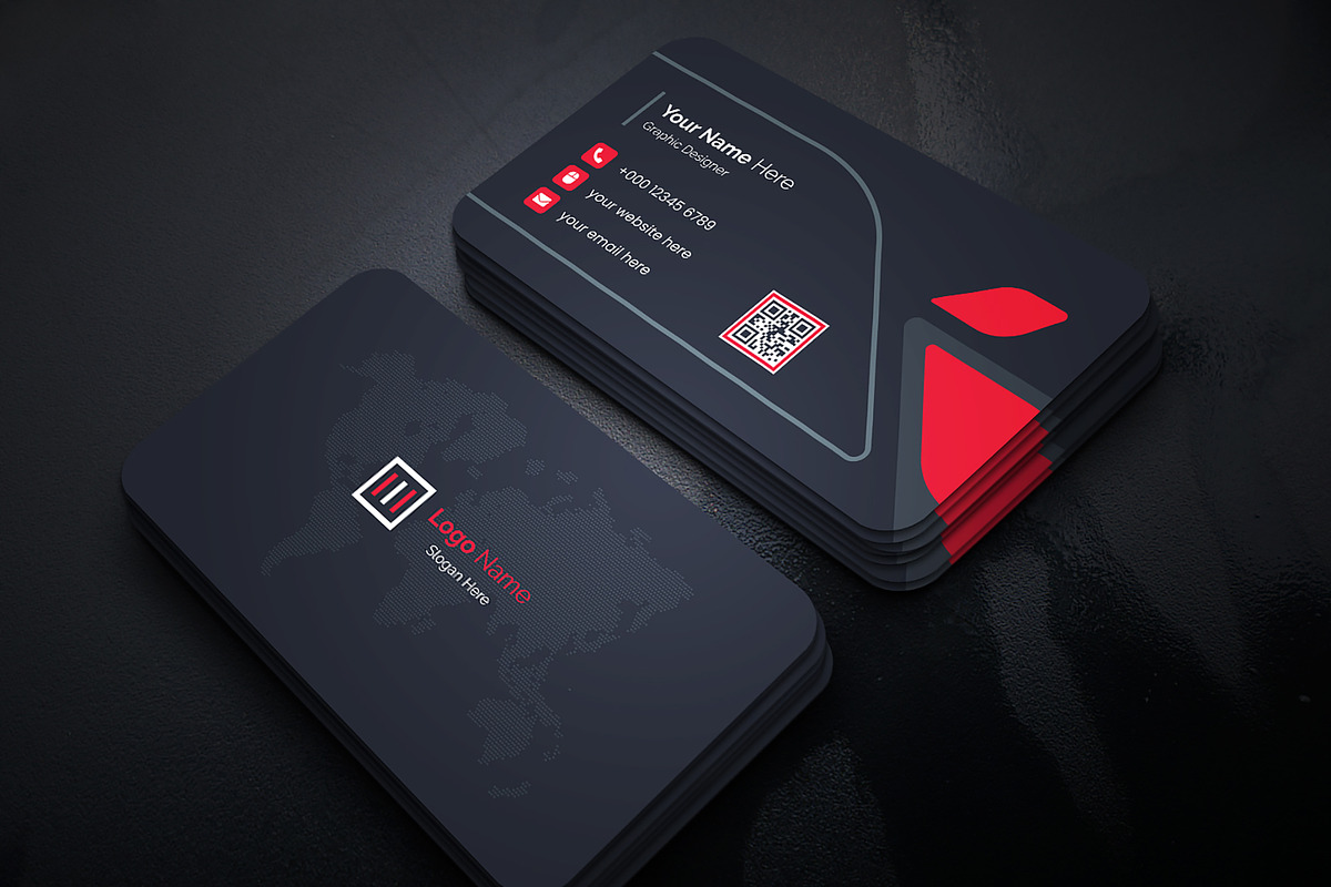 Business Card Design Template, a Business Card Template by mijli (Photo 7 of 20)
