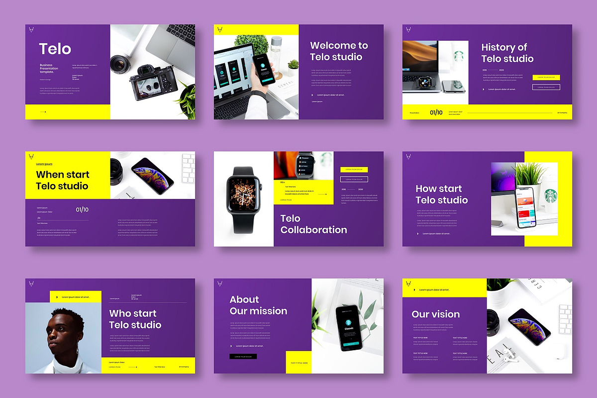 Telo - Business Google Slide, a Presentation Template by Dens Creative Studio (Photo 2 of 6)