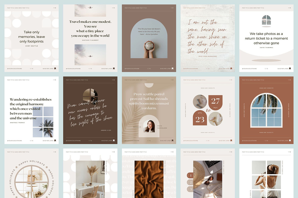 Instagram Post Story Template Shadow, a Social Media Template by Keikoya (Photo 4 of 20)