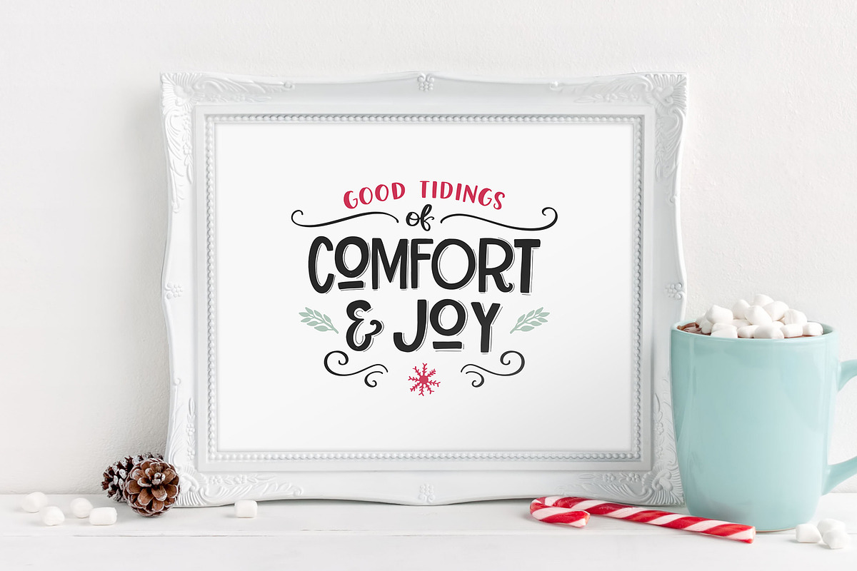 Farmhouse Christmas Lettering Kit, an Illustration by Callie Rian & Co. (Photo 8 of 16)