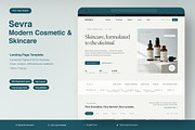 Modern Cosmetic & Skincare Website, an UI Kit Template by Pitchlook.Studio (Thumbnail 1 of 3)