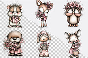 Mother’s Day Animals Clipart, an Illustration by SVGArt (Thumbnail 2 of 9)