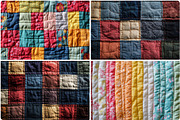 30 Quilting Texture Backgrounds, a Texture Graphic by Textures & Backgrounds (Thumbnail 9 of 10)
