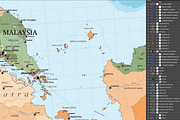 Political Map of South East Asia, an Education Illustration by Cartorical (Thumbnail 6 of 10)
