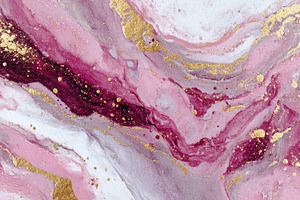 Elegant pink and gold abstract, a Photo by Pavel_design