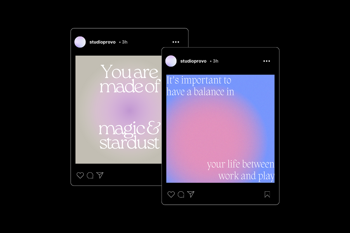 Canva Instagram Gradient Quotes, a Social Media Template by Studio Provo (Photo 5 of 9)