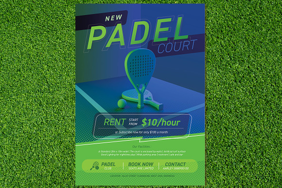 Padel Court Flyer