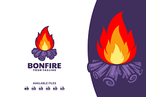 Bonfire Logo, a Design Template by artchiles_design
