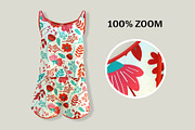 FEMALE PAJAMA MOCKUP, a Shirt Mockup by PudraART (Thumbnail 3 of 7)