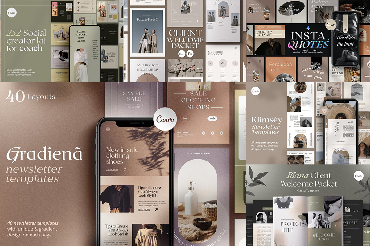 Whole Shop Bundle Templates, a Templates & Theme by Creavora (Photo 6 of 8)