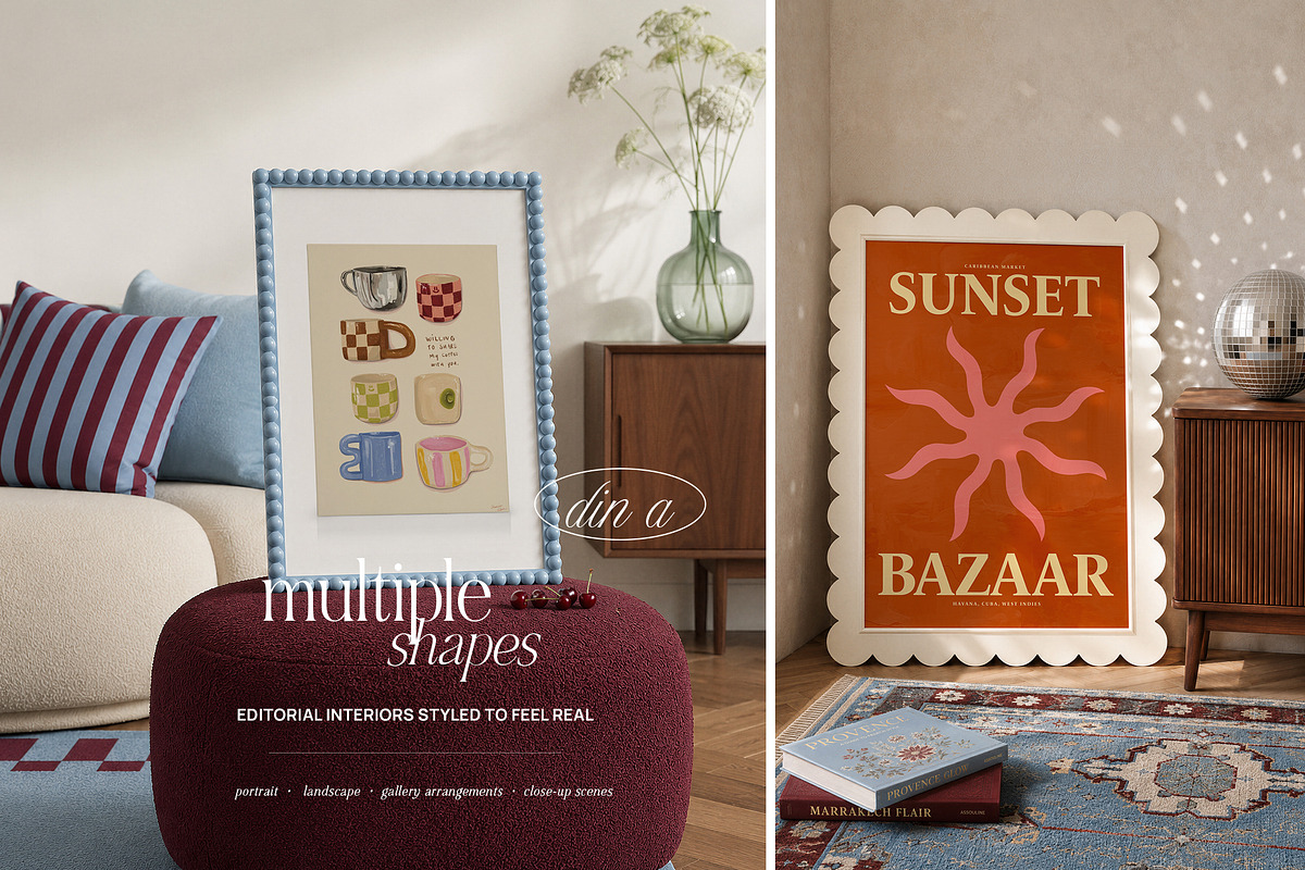Casa Rossa Frames Mockups, a Household Mockup by Muse Mockups (Photo 11 of 15)