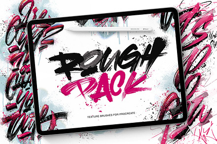 Rough Pack - Brushes For Procreate