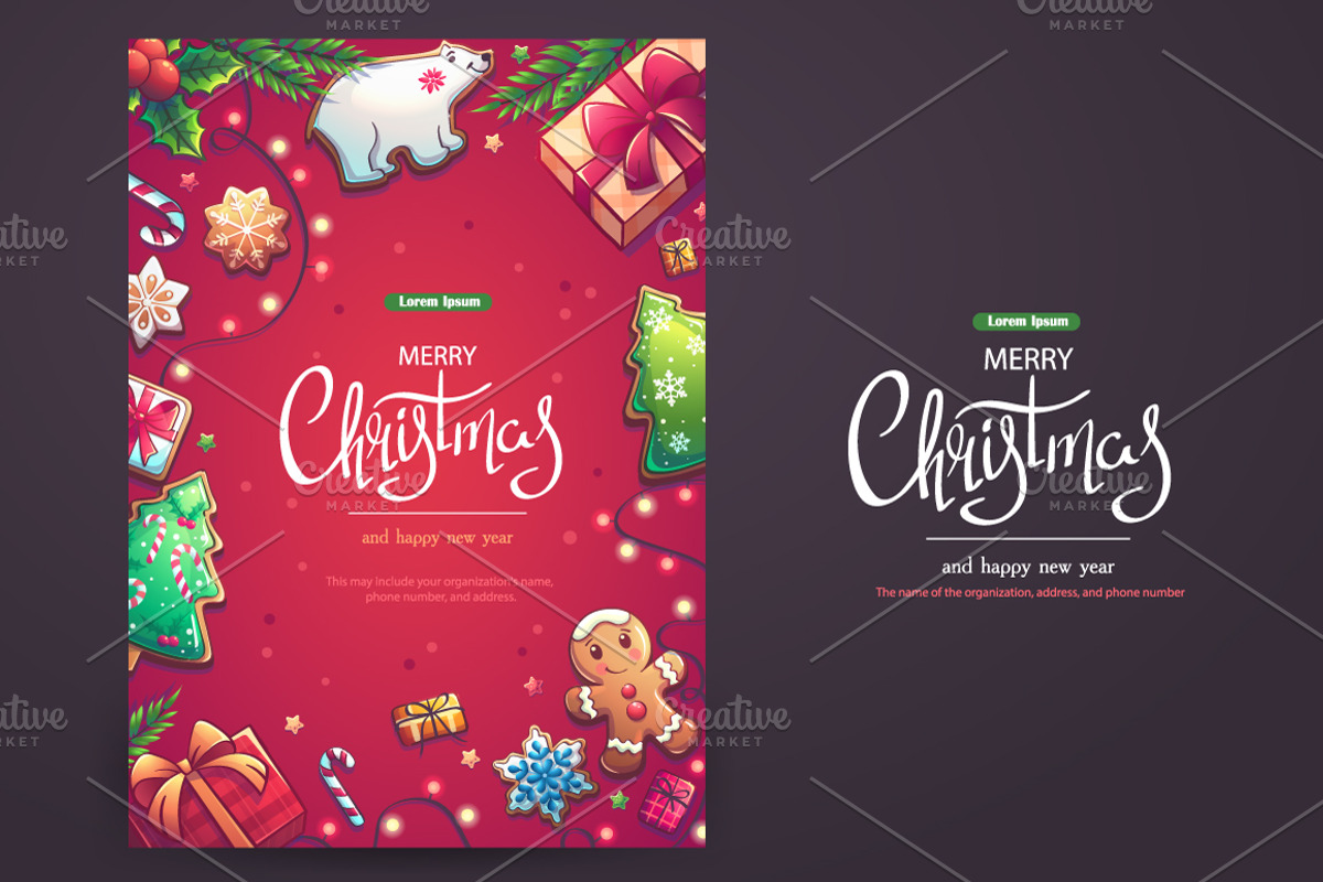 Merry Christmas and New Year 6, a Card Template by Nearbirds (Photo 5 of 5)