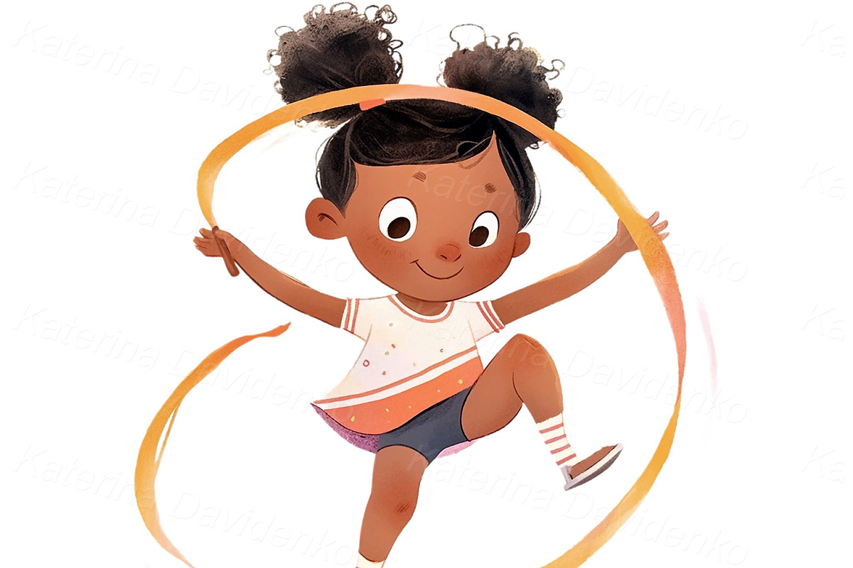 Cartoon children outdoors activities, a Person Illustration by Bubert Art (Photo 2 of 7)