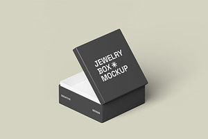 Jewelry Box Packaging Mockup