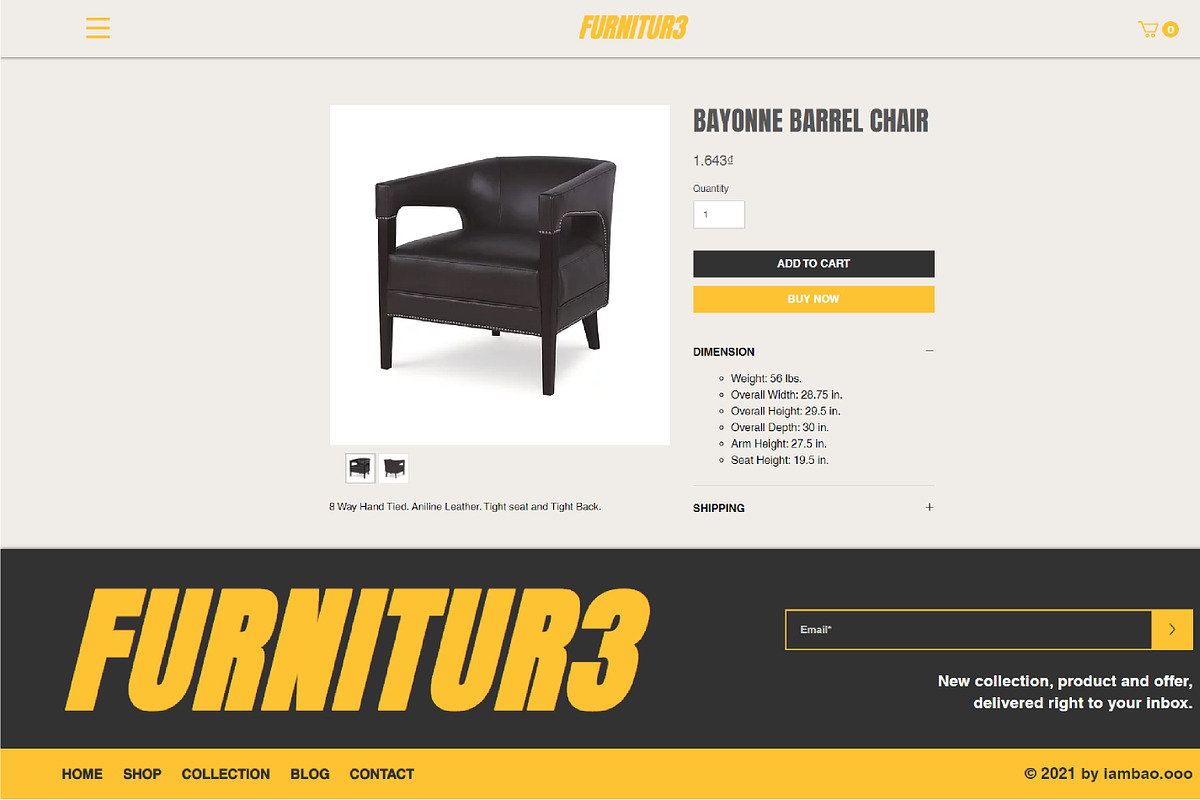 WIX TEMPLATE - WIX SHOP - WIX THEME, a Wix Template by iambao.ooo (Photo 5 of 8)