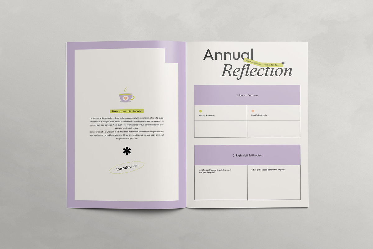 2026 | Planner & Journal, a Brochure Template by KreateTribe (Photo 2 of 8)