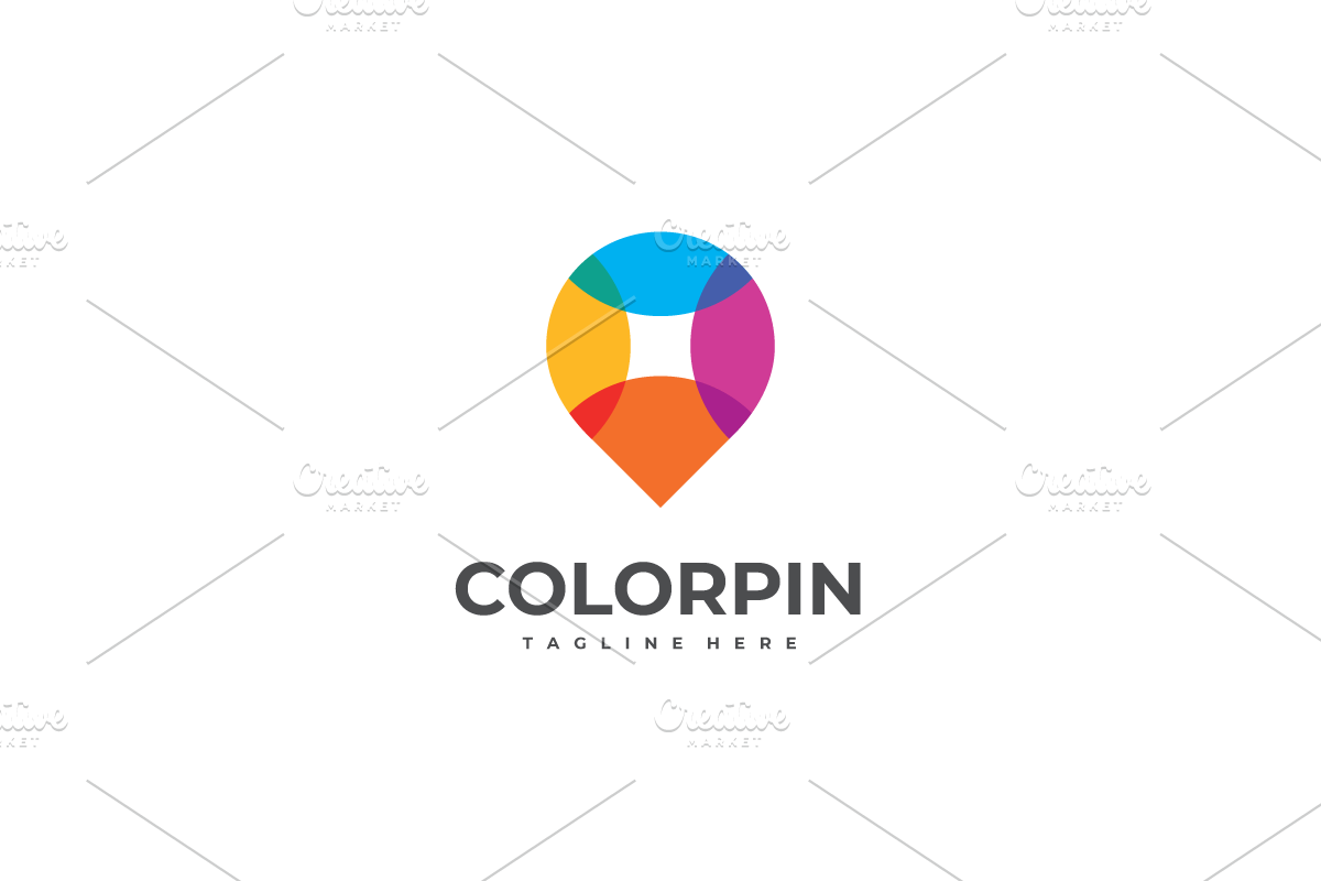 Colorful Location Pinpoint Logo, a Branding & Logo Template by yopie (Photo 1 of 3)