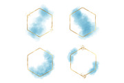 Hexagon frame watercolor, a Background Graphic by Syaeful Anas (Thumbnail 2 of 4)