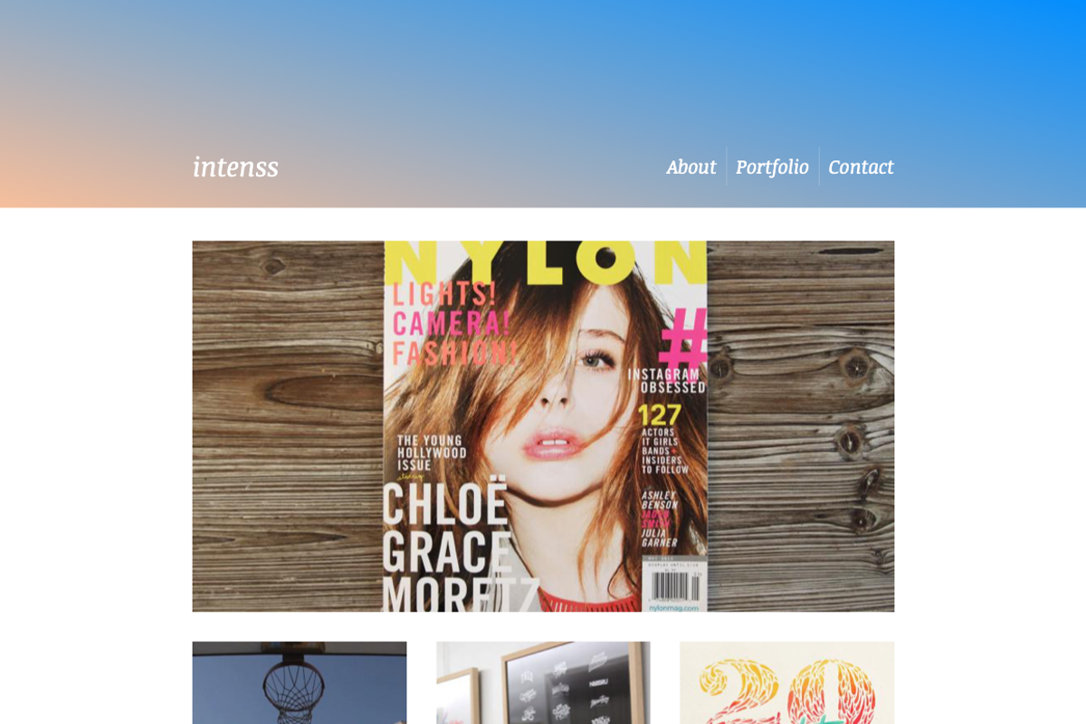 intenss, for Kirby 2 CMS, a Templates & Theme by Starckio (Photo 1 of 5)