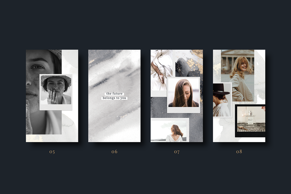 Starfall stories templates Canva+PS, a Social Media Template by Helen Halik art (Photo 8 of 11)