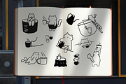 The Cat and Coffee Signature, a Food Illustration by The Journey Atelier (Thumbnail 13 of 15)