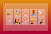 Construction Site Essentials 3D Icon, an Object Graphic by twinstd (Thumbnail 6 of 6)