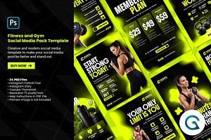 Fitness & Gym Social Media Template