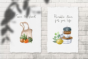 Zero Waste Kitchen Set, a Decorative Illustration by Natalia Fedorova (Thumbnail 8 of 10)