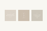 Caroline Minimal Logo Kit Ai,Eps,Psd, a Branding & Logo Template by Feel This (Thumbnail 11 of 13)