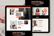 Squarespace Website Template Coach, a Squarespace Template by Presentibox (Thumbnail 2 of 11)
