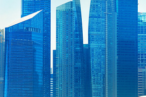 Skyscrapers in singapore downtown containing singapore, skyscraper, and city