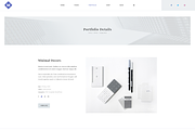 M - Minimal PSD Portfolio Template, a Landing Page Template by bigpsfan's SHOP (Thumbnail 12 of 24)