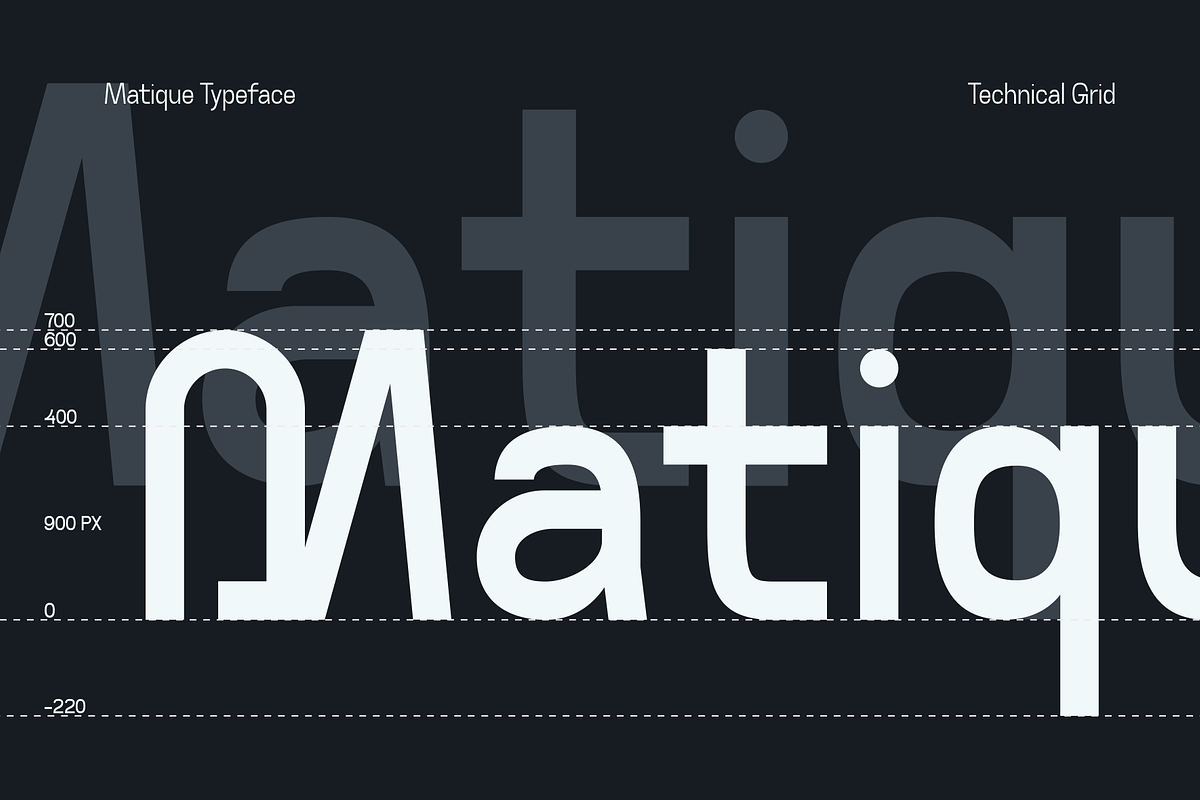 Matique - Family Sans Serif, a Sans Serif Font by Marvadesign (Photo 7 of 10)
