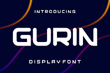 Gurin - Modern Display Font