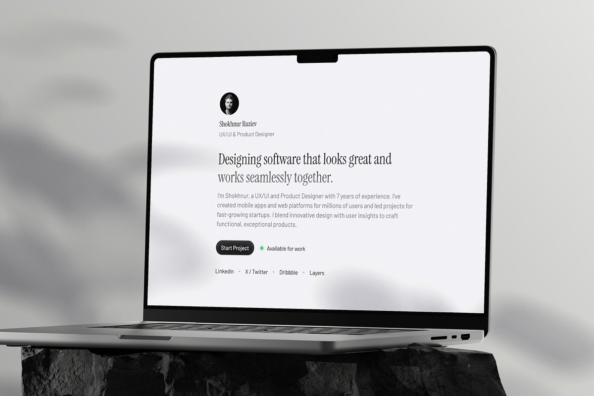 Aspect – Framer Portfolio Template, a Landing Page Template by Pixsellz