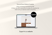 Mindset Coach Digital Business Card, a Landing Page Template by batang (Thumbnail 4 of 5)