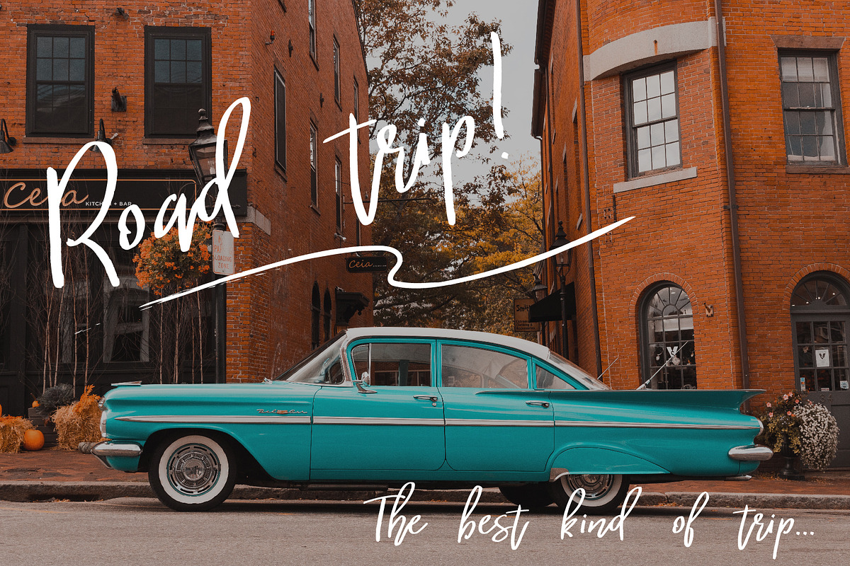 Rugged | a hand-written font preview 5