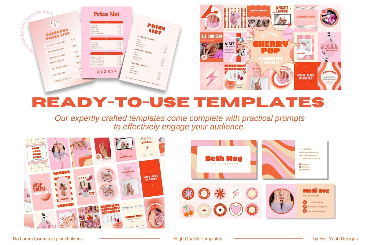 Cherry Branding Starter Kit, a Branding & Logo Template by Hell Yeah Designs (Photo 12 of 16)