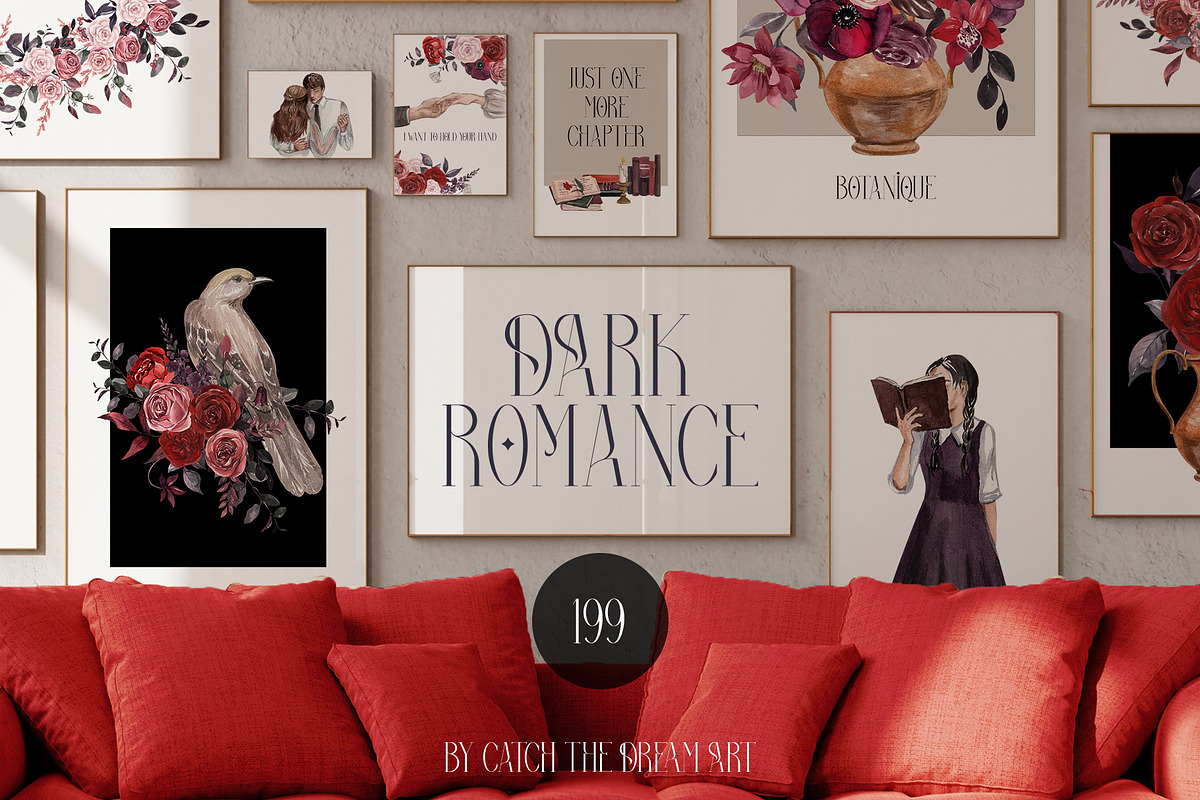 BUNDLE 95 in 1 - 11000 Watercolor, a Decorative Illustration by Catch the Dream Art (Photo 24 of 96)