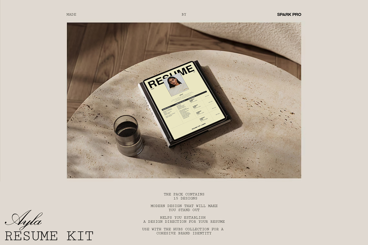 Resume Kit, a Resume Template by SparkPro (Photo 7 of 8)
