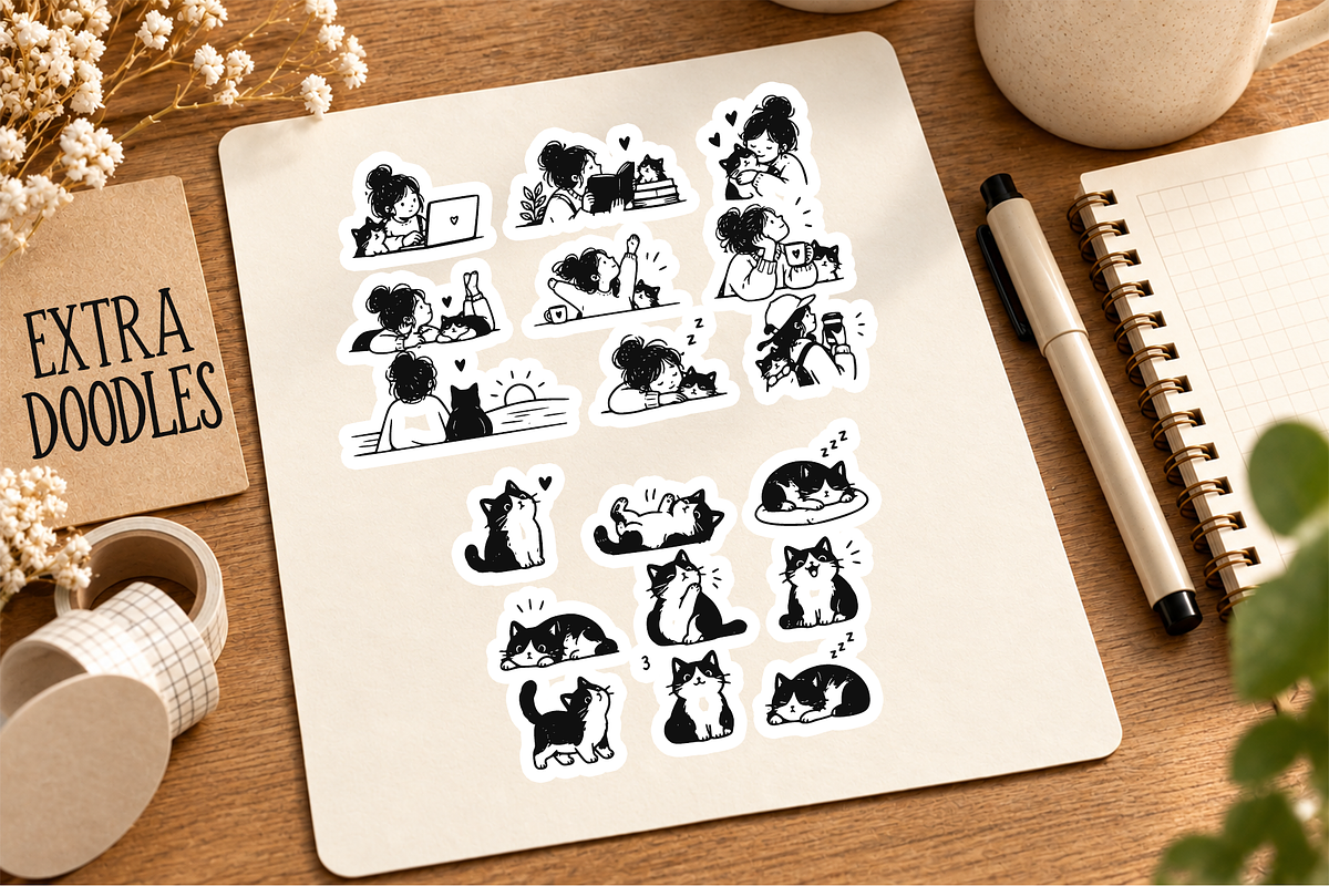 Daily Darling font duo, a Handwritten Font by cocodesign (Photo 6 of 8)